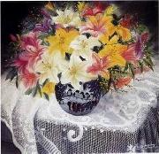 unknow artist Still life floral, all kinds of reality flowers oil painting  122 oil painting on canvas